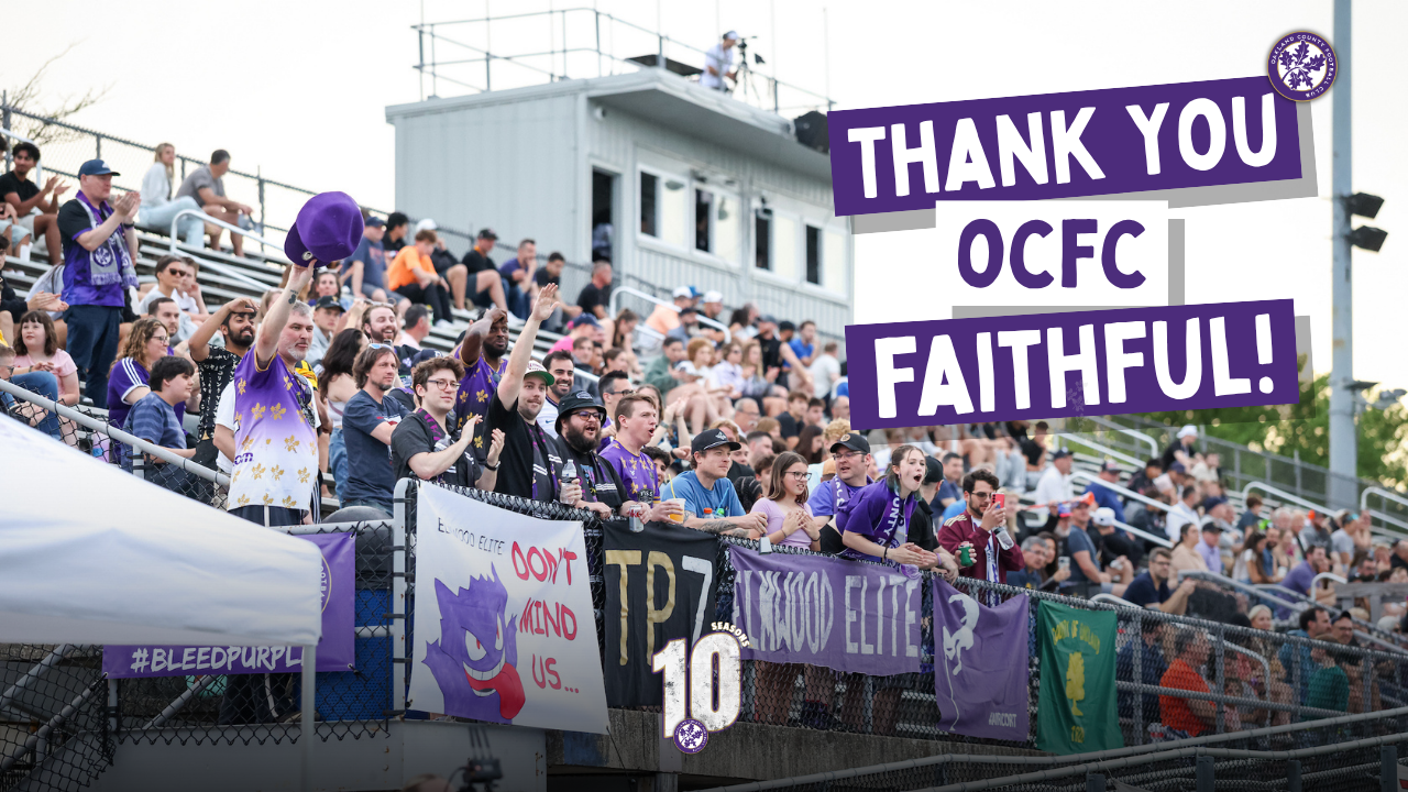 Thank you OCFC